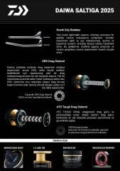 DAIWA SALTIGA 25 8000 P MAKARA