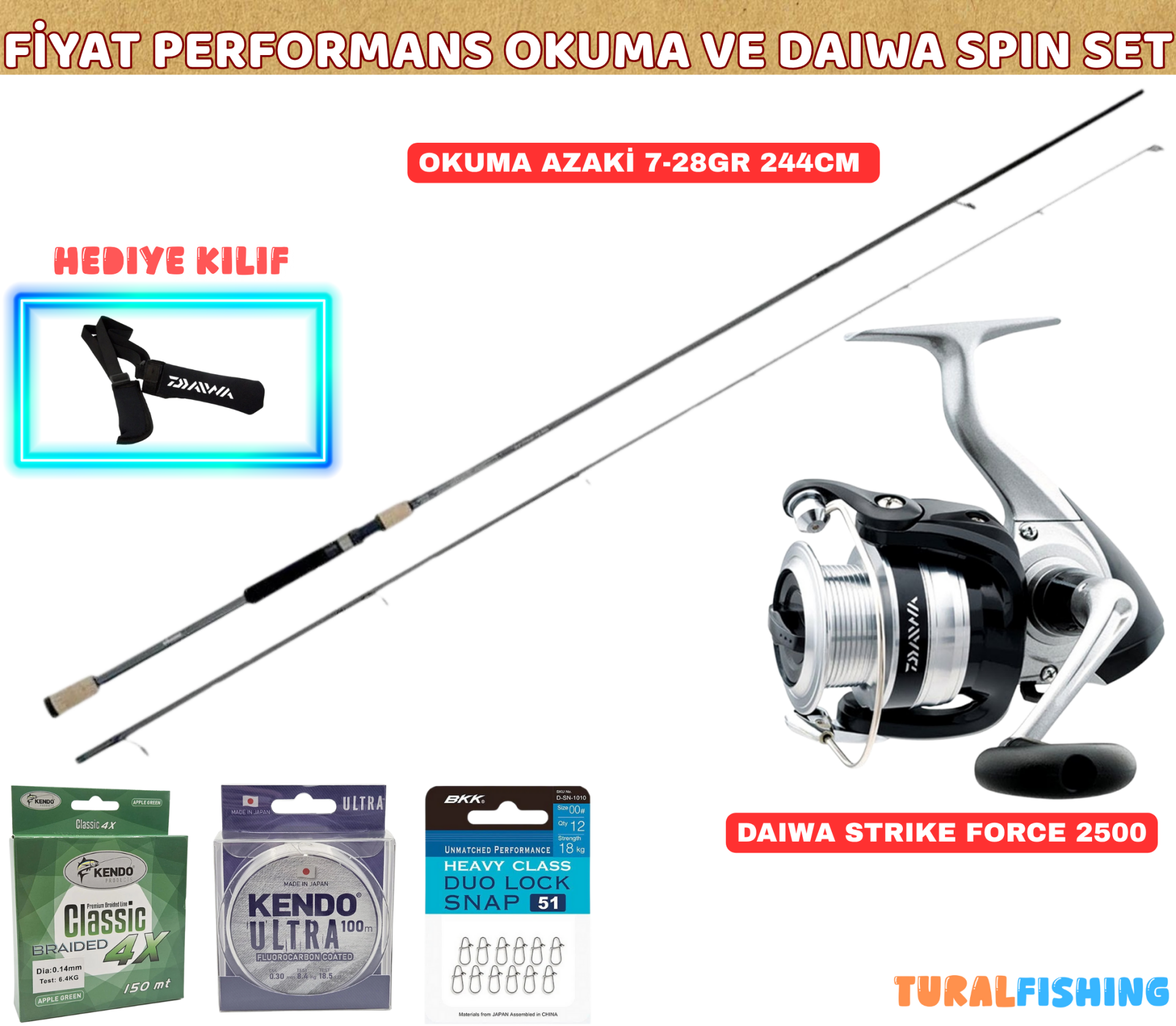 FİYAT PERFORMANS OKUMA VE DAIWA SPIN SET